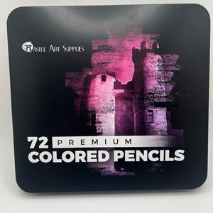 Premium Colored Pencils - Black and Pink